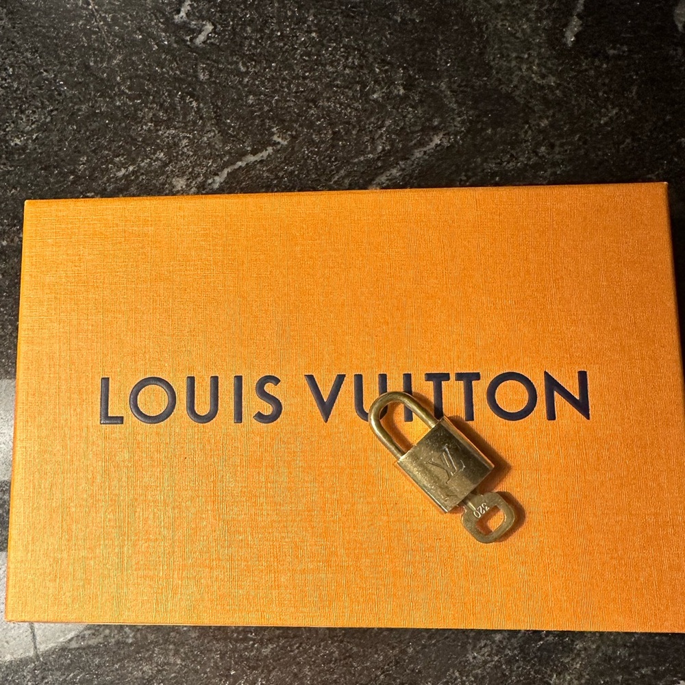 Authentic Louis Vuitton Padlock and Lock Set